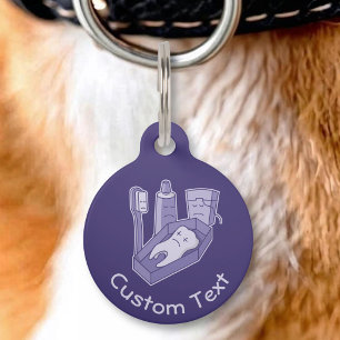Médaillon Pour Animaux Plaque Funéraire Personnalisée pour Dent