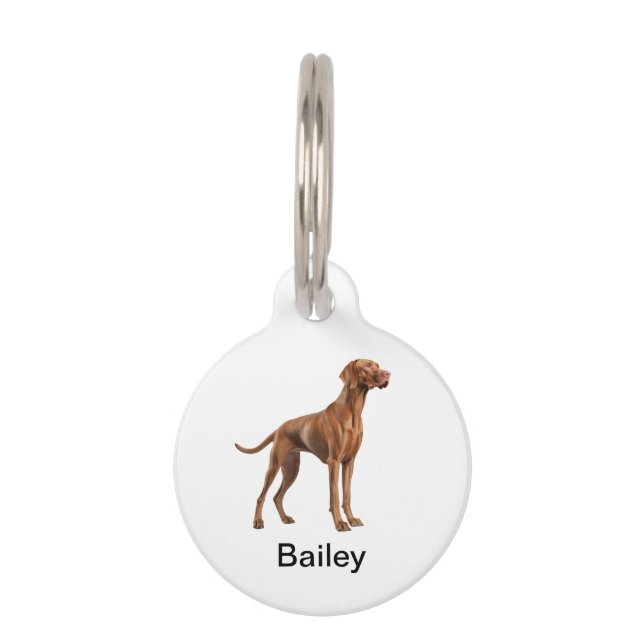 Médaillon Pour Animaux Plaques d'identification pour chien avec monogramm (Devant)