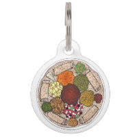 Plateau alimentaire éthiopien de Cuisine Injera Wa