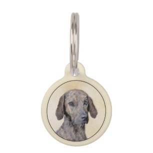 Médaillon Pour Animaux Plott Peinture - Cute Original Chien Art