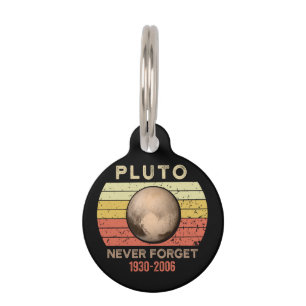 Médaillon Pour Animaux pluto jamais oublier, eris, lune, astronomie, astr