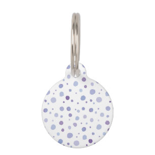 Médaillon Pour Animaux pois peint à la main