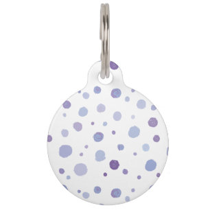 Médaillon Pour Animaux pois peint à la main