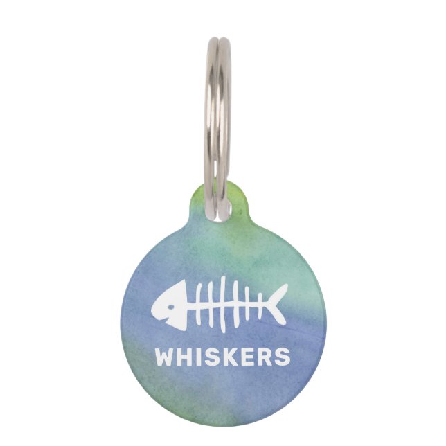 Médaillon Pour Animaux Poisson (Devant)