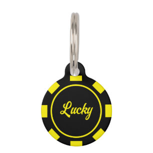 Médaillon Pour Animaux Poker jeton marqueur pour chiens et chats