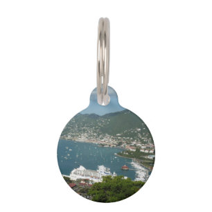 Médaillon Pour Animaux Port à St. Thomas Îles Vierges américaines