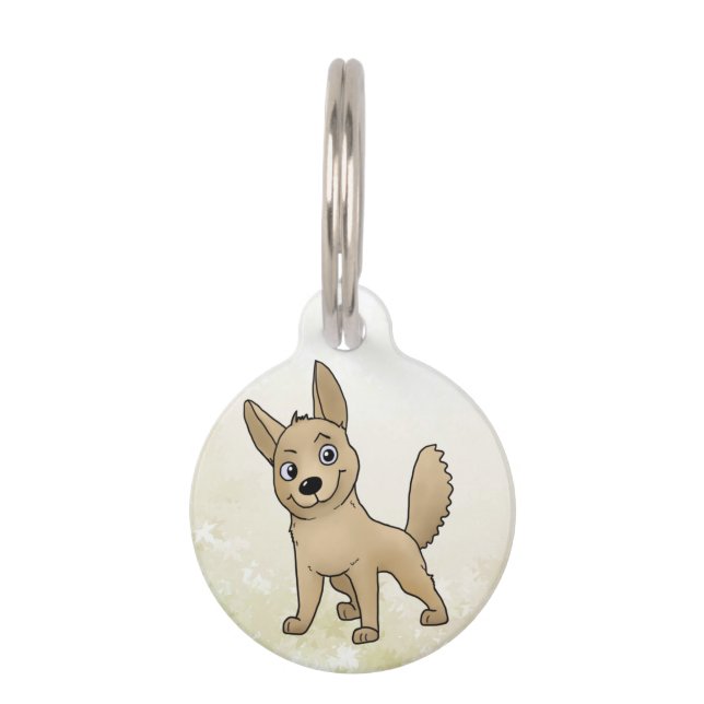 Médaillon Pour Animaux Porte-clés de Frechdach (Devant)