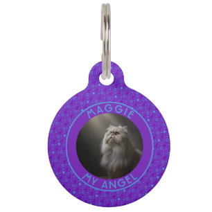 Médaillon Pour Animaux Porte-clés personnalisé en gras thème animal triba