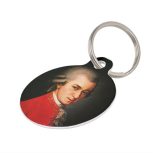 Médaillon Pour Animaux Portrait de Wolfgang Amadeus Mozart