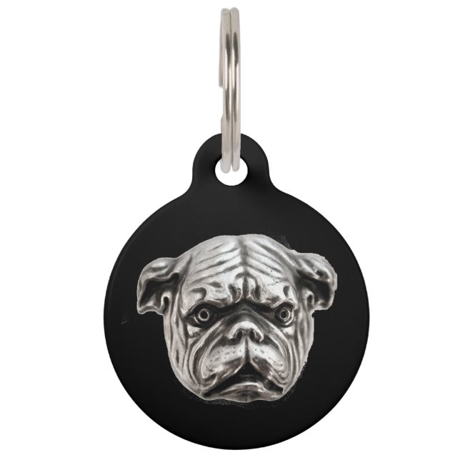 MÉDAILLON POUR ANIMAUX PORTRAITS DE CHIENS VICTORIENS (Devant)