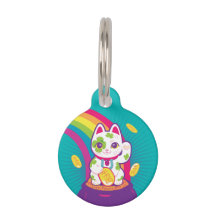 Pot de bonne chance de Maneki Neko de chat d'or