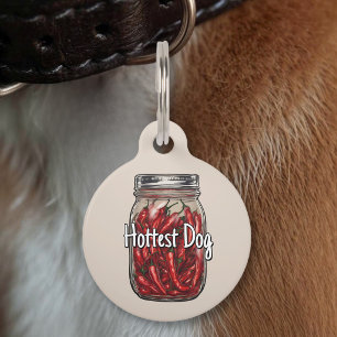 Médaillon Pour Animaux Pot de poivrons séchés