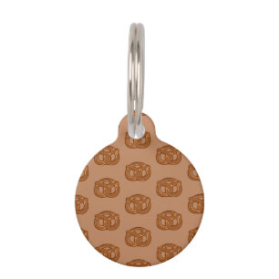 Médaillon Pour Animaux Pretzels salés Amateurs de boulangerie Forme de b