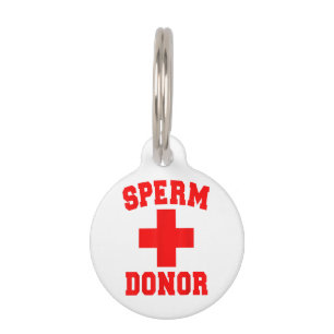 MÉDAILLON POUR ANIMAUX PRIDE SPERM DONOR DISPENSER FUNNY HALLOWEEN COSTUM