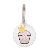 Médaillon Pour Animaux Princesse Cupcake (Devant)