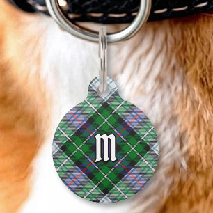 Médaillon Pour Animaux Puce d'identification Clan MacKenzie Tartan de rob