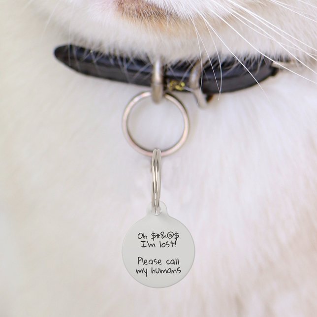 Médaillon Pour Animaux Puce d'identification pour chien et chat drôle Per (Créateur téléchargé)