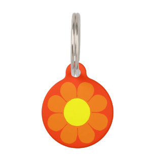 Médaillon Pour Animaux Puissance de fleurs personnalisable