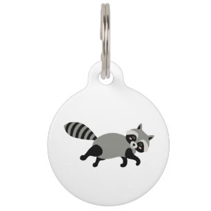 Médaillon Pour Animaux Raccoon