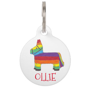 Médaillon Pour Animaux Rainbow Donkey Piñata fête d'anniversaire Fiesta P