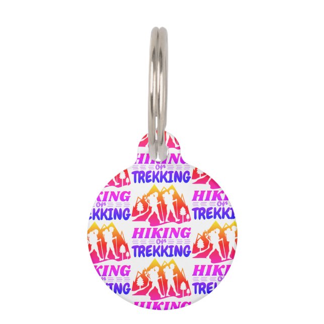 Médaillon Pour Animaux Randonnée ou trekking (Devant)