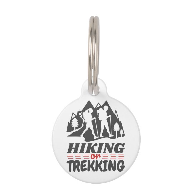 Médaillon Pour Animaux Randonnée ou trekking (Devant)