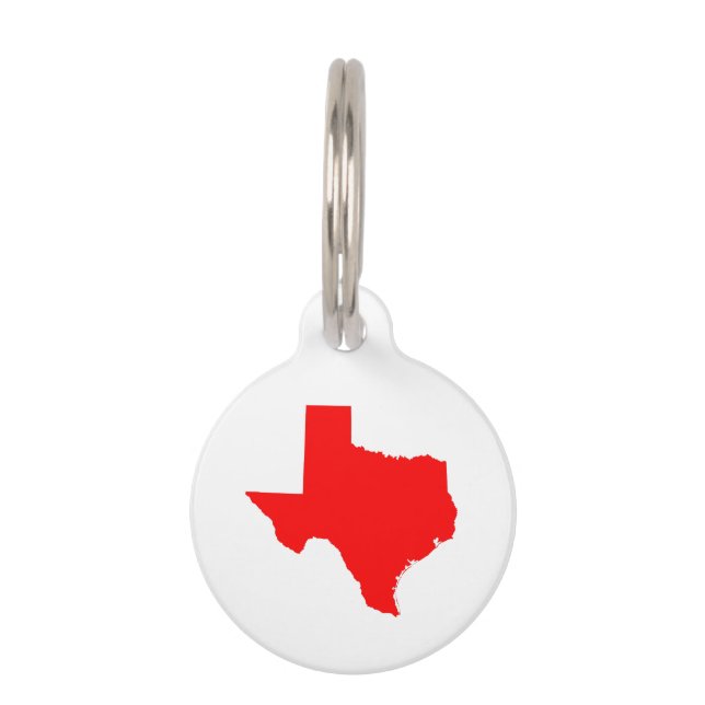 Médaillon Pour Animaux Red Texas (Devant)