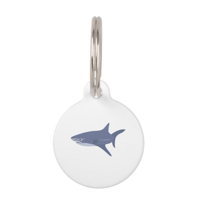 Médaillon Pour Animaux Requin (Devant)