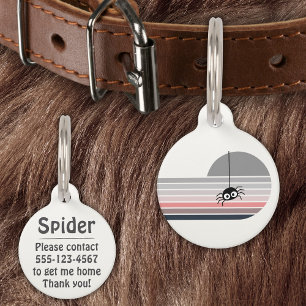 Médaillon Pour Animaux Rétro Creepy