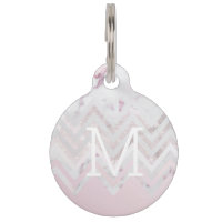 Rose or parties scintillant chevron rose marbre mo