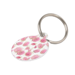 Médaillon Pour Animaux Roses roses