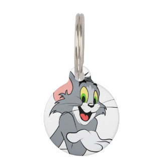 Médaillon Pour Animaux Round Pet ID Tag with Photo Upload for Dogs & Cat
