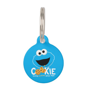 Médaillon Pour Animaux Rue Sésame   Cookie Monster Lookies