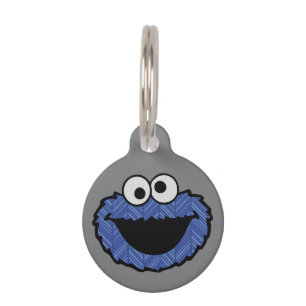 Médaillon Pour Animaux Rue Sésame Cookie Monster Retour arrière des a