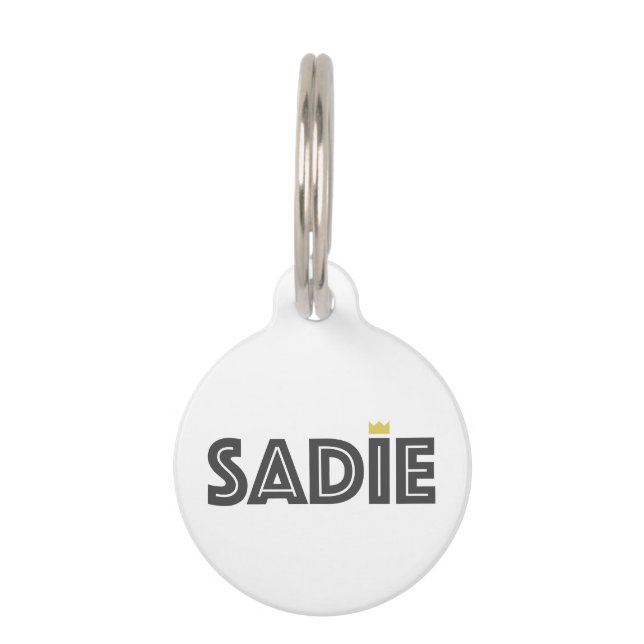 Médaillon Pour Animaux Sadie (Devant)