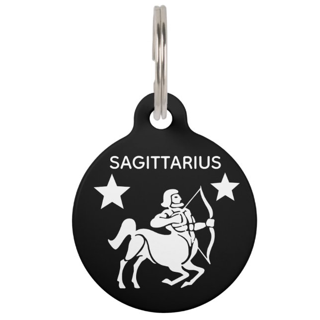 Médaillon Pour Animaux Sagittaire (Devant)