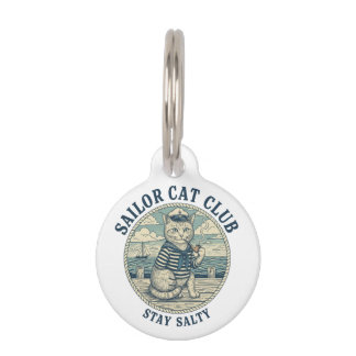 Médaillon Pour Animaux Sailor Cat Club