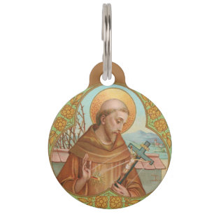 Médaillon Pour Animaux Saint François d'Assise (BK 002)