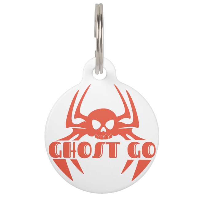 Médaillon Pour Animaux Saison Éffrayante de Ghost Go (Devant)