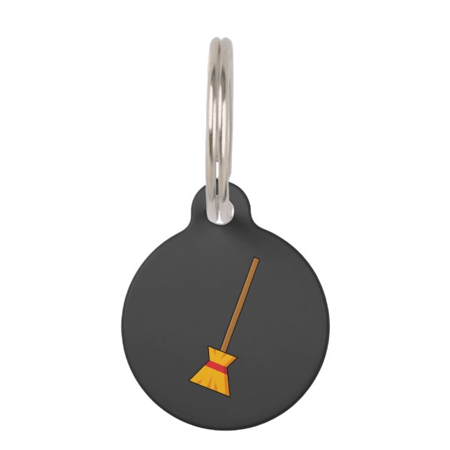 Médaillon Pour Animaux Salle de sorcière | Ajouter un nom (Devant)