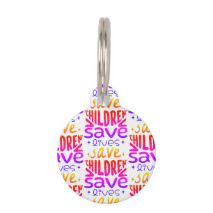 Médaillon Pour Animaux Sauver les enfants, sauver des vies