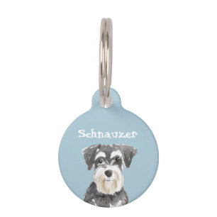 Médaillon Pour Animaux Schnauzer nain