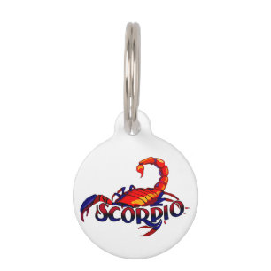 Médaillon Pour Animaux Scorpio