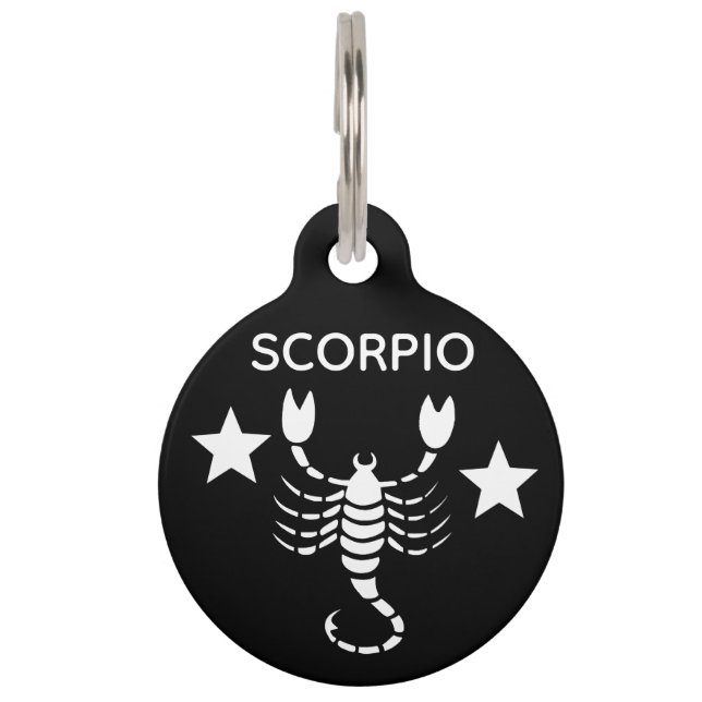 Médaillon Pour Animaux Scorpion (Devant)
