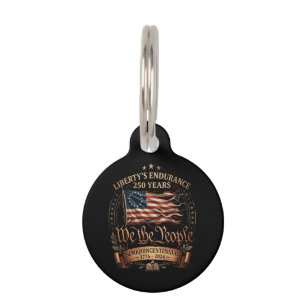 Médaillon Pour Animaux Semiquincentenaire du 4 juillet 1776-2026
