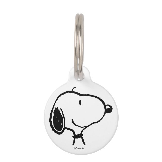 Médaillon Pour Animaux Snoopy Smile Giggle Laugh Pattern (Devant)