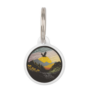 Médaillon Pour Animaux Snowdonia