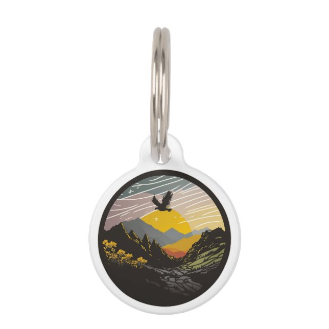 Médaillon Pour Animaux Snowdonia (Devant)