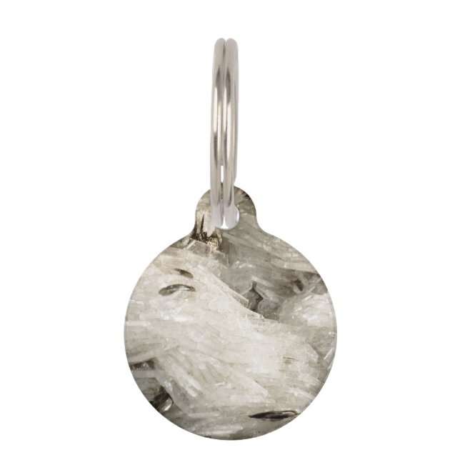 Médaillon Pour Animaux Snowscape of Crystals (Devant)