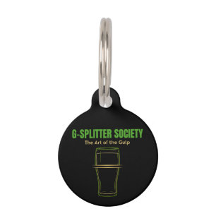 Médaillon Pour Animaux Société G-Splitter La culture du verre à pinte